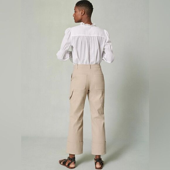 🇬🇧ME+EM Straight-Leg Utility Cuff Trouser - Picture 5 of 12